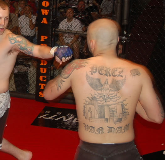 MCC 14 MMA Tattoos - Tony Hoadley and Chris Perez