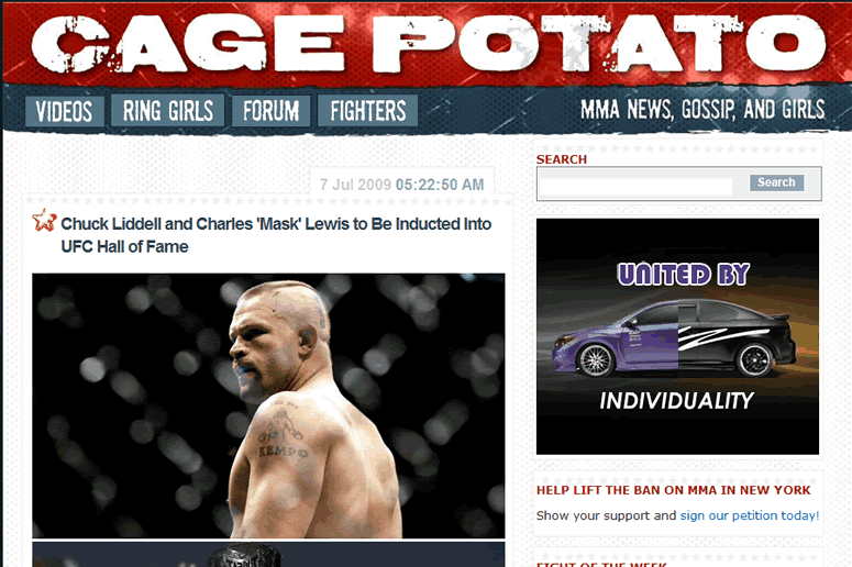 MMA Blog - Cage Potato