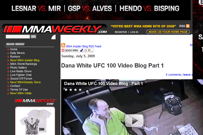 MMA Blog - MMA Weekly