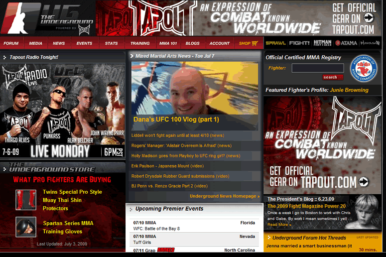 mma-website-underground